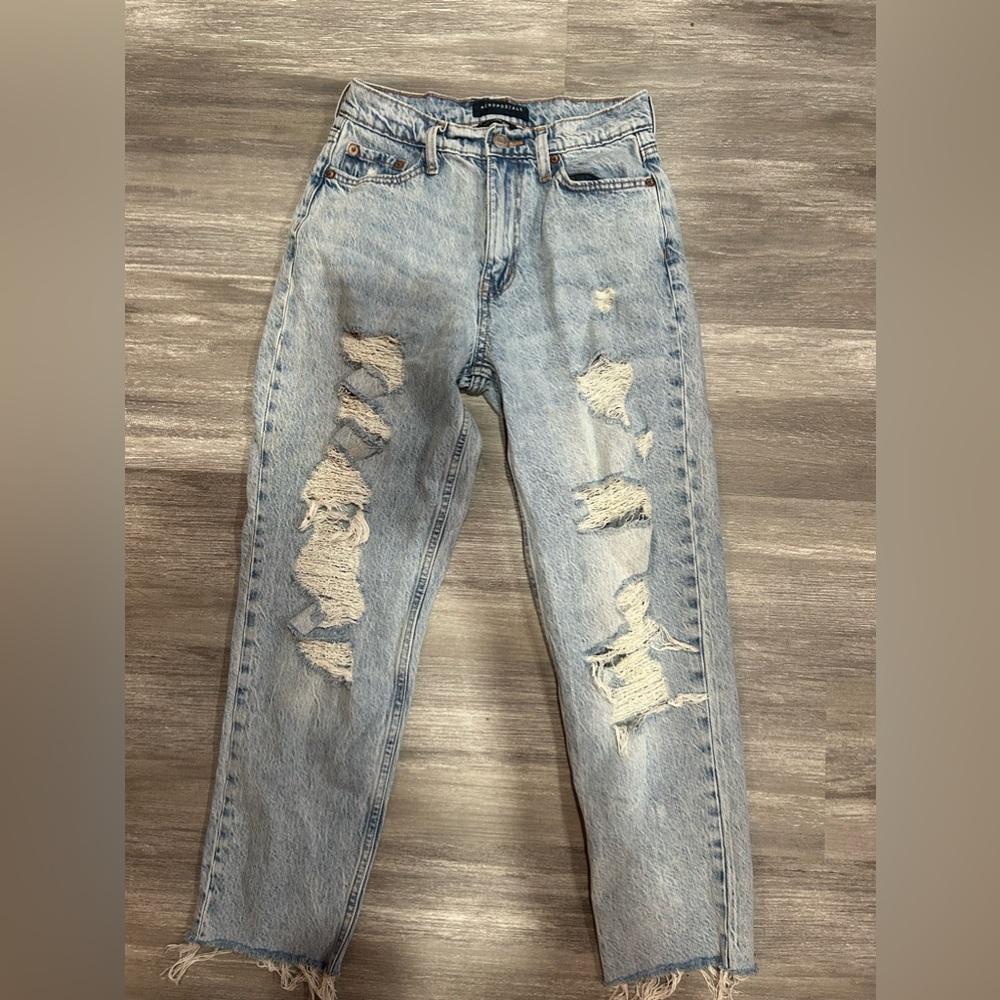aeropostale curvy mom jeans